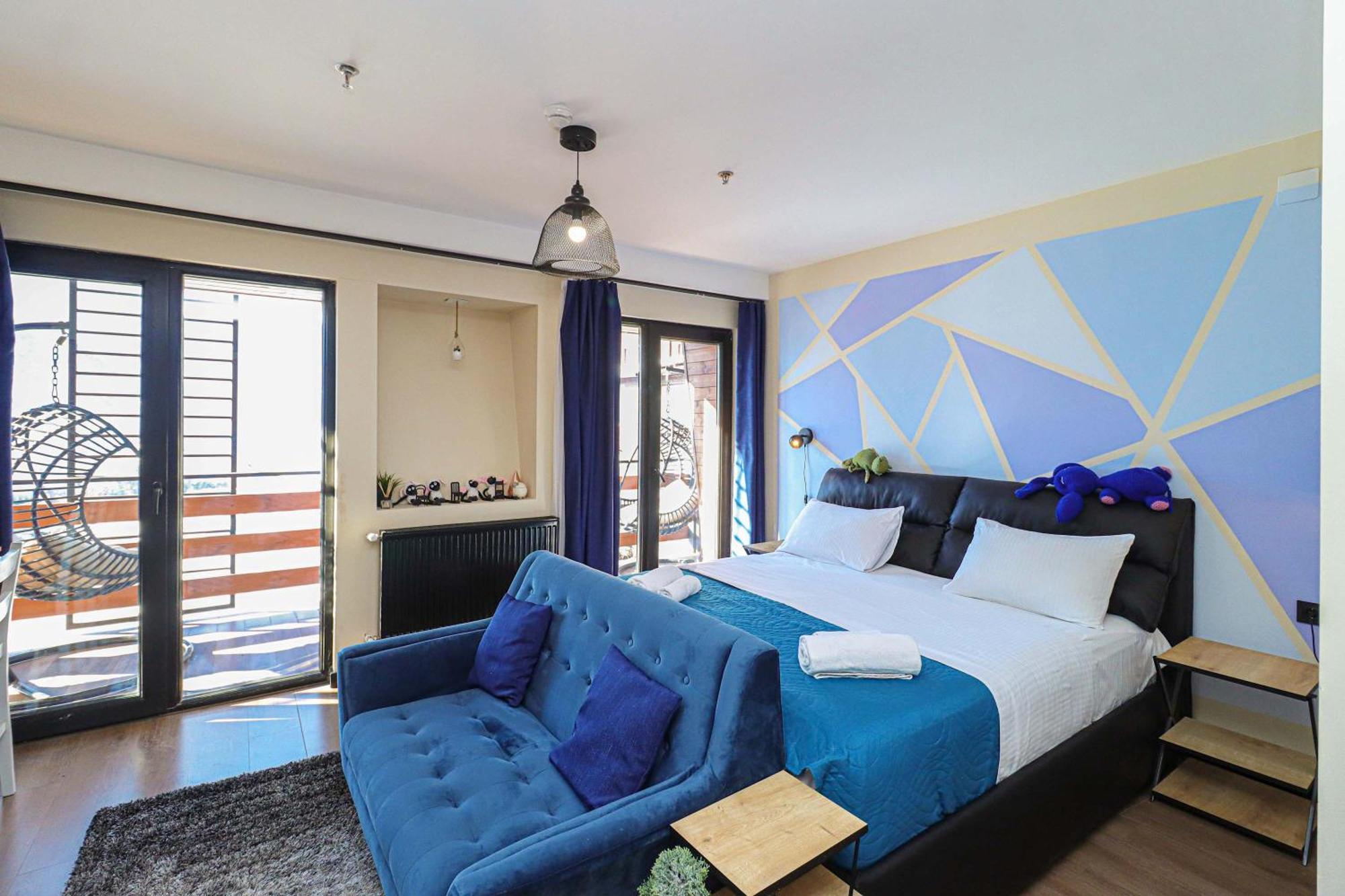 Stylish Studio Apartment With Balcony 古多里 外观 照片